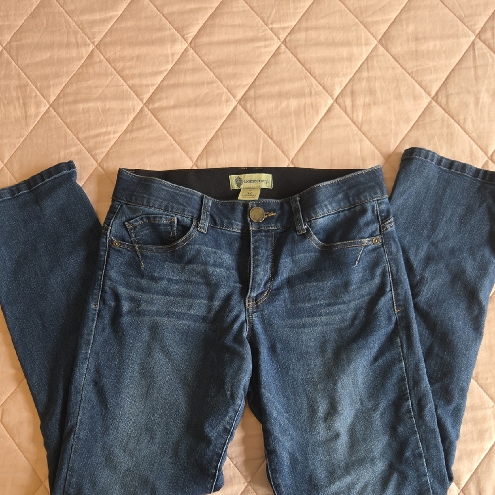 Democracy Ab Technology Women's Dark Blue Skinny Jeans, Size 6